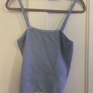 Old Navy Light Blue Ribbed Camisole
